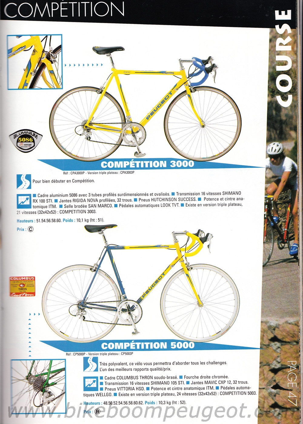 Vélo De Course Peugeot Performance 5000 - Année 1997 - Occasion